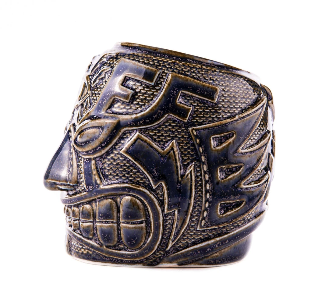 Mike Bonanno Tikis El Ojo Fantastico Tiki Mug - Fuego Azul Mike Bonanno Tikis El Ojo Fantastico Tiki Mug - Fuego Azul