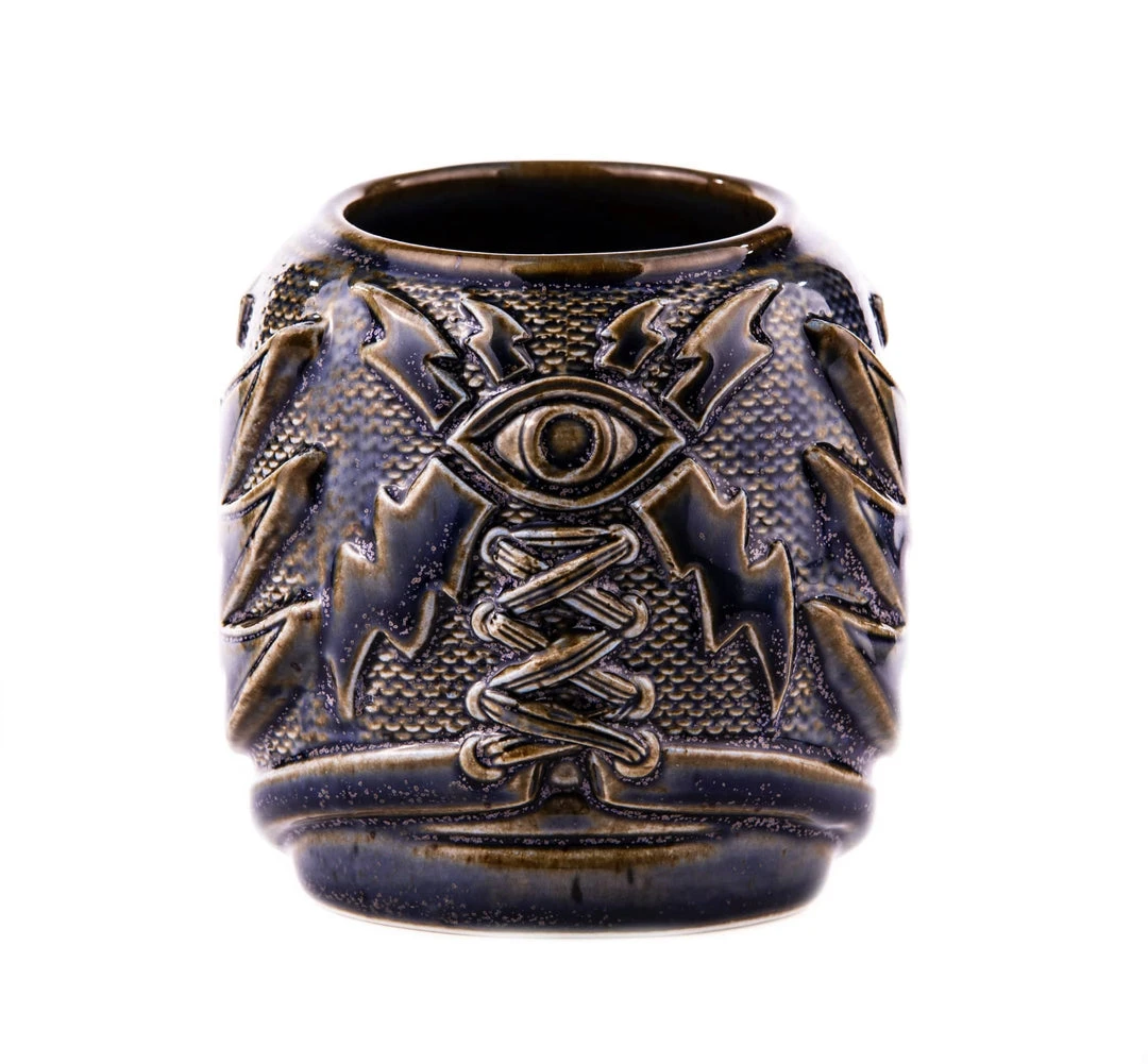 Mike Bonanno Tikis El Ojo Fantastico Tiki Mug - Fuego Azul Mike Bonanno Tikis El Ojo Fantastico Tiki Mug - Fuego Azul