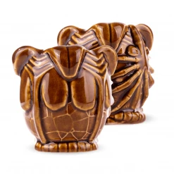 Mondo Alien Egg Tiki Shooters Set (Brown Variant) - 2 Pack Tikis