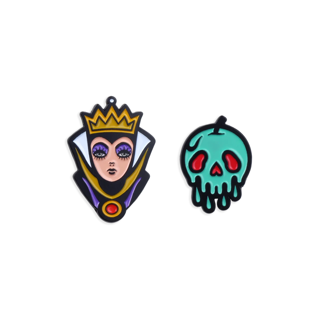 Dave Quiggle Snow White – Evil Queen 2-Pin Set Enamel Pins 2 Dave Quiggle Snow White – Evil Queen 2-Pin Set Enamel Pins
