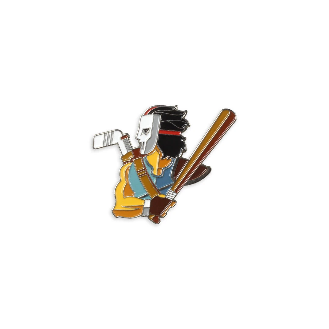 Tom Whalen Enamel Pins TMNT – Casey Jones Enamel Pin 2 Tom Whalen Enamel Pins TMNT – Casey Jones Enamel Pin