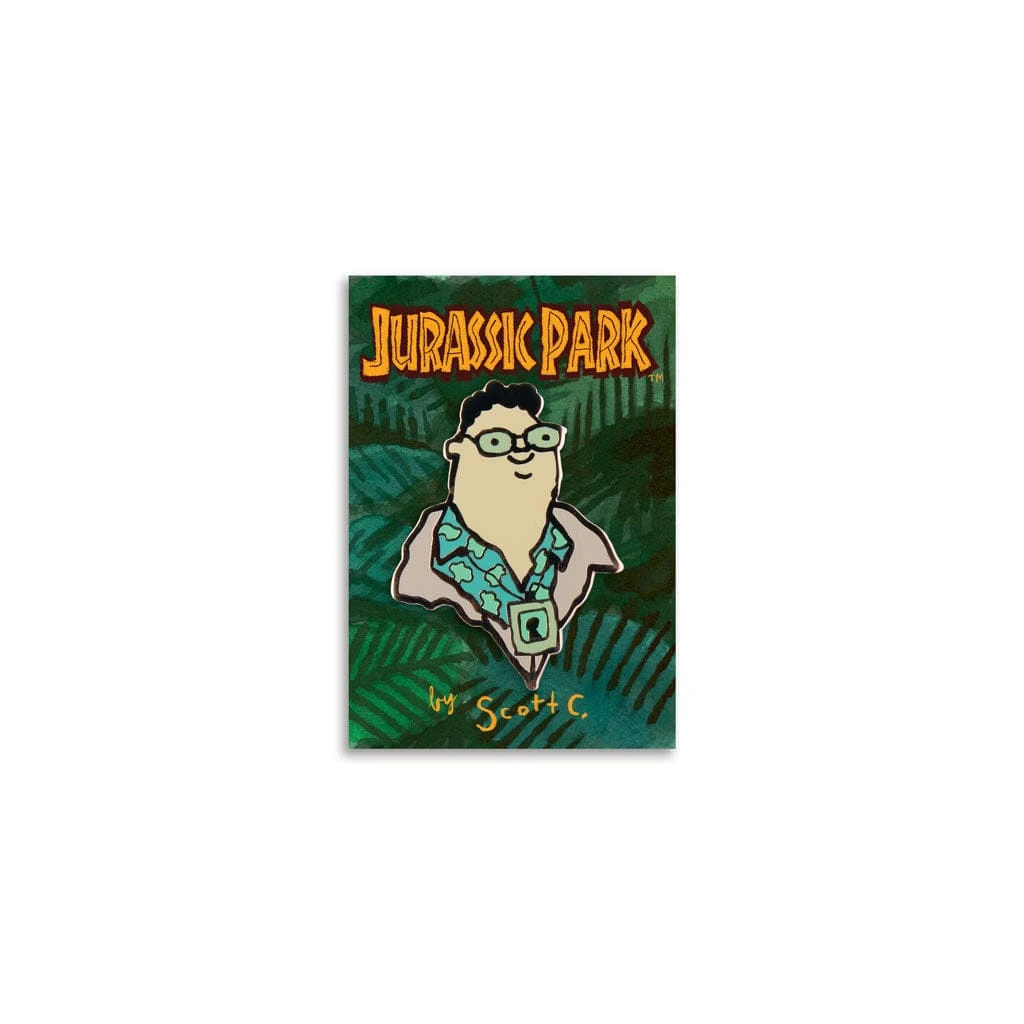 Scott C. Enamel Pins Jurassic Park – Nedry Enamel Pin Scott C. Enamel Pins Jurassic Park – Nedry Enamel Pin
