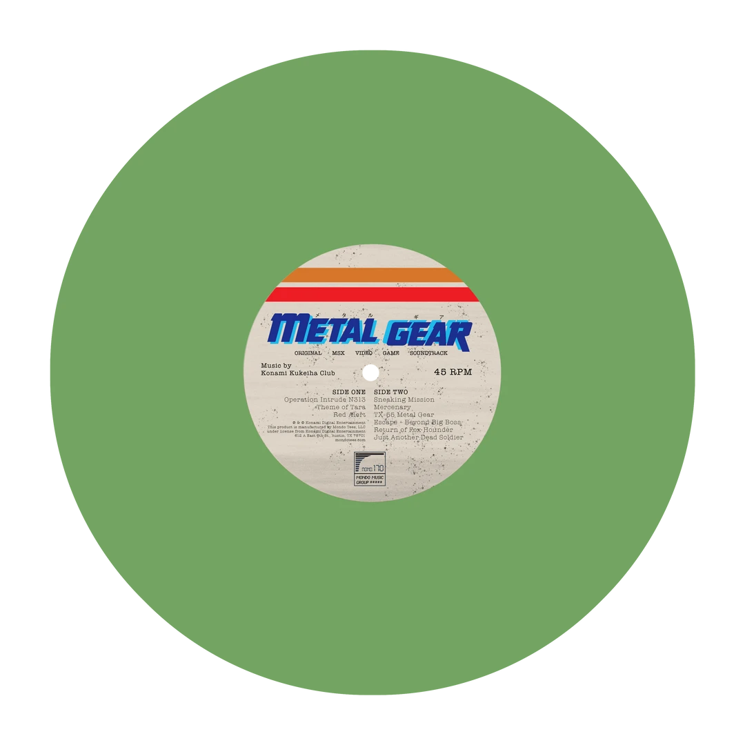 Konami Kukeiha Club Metal Gear – Original MSX2 Video Game Soundtrack 10" 2 Konami Kukeiha Club Metal Gear – Original MSX2 Video Game Soundtrack 10"