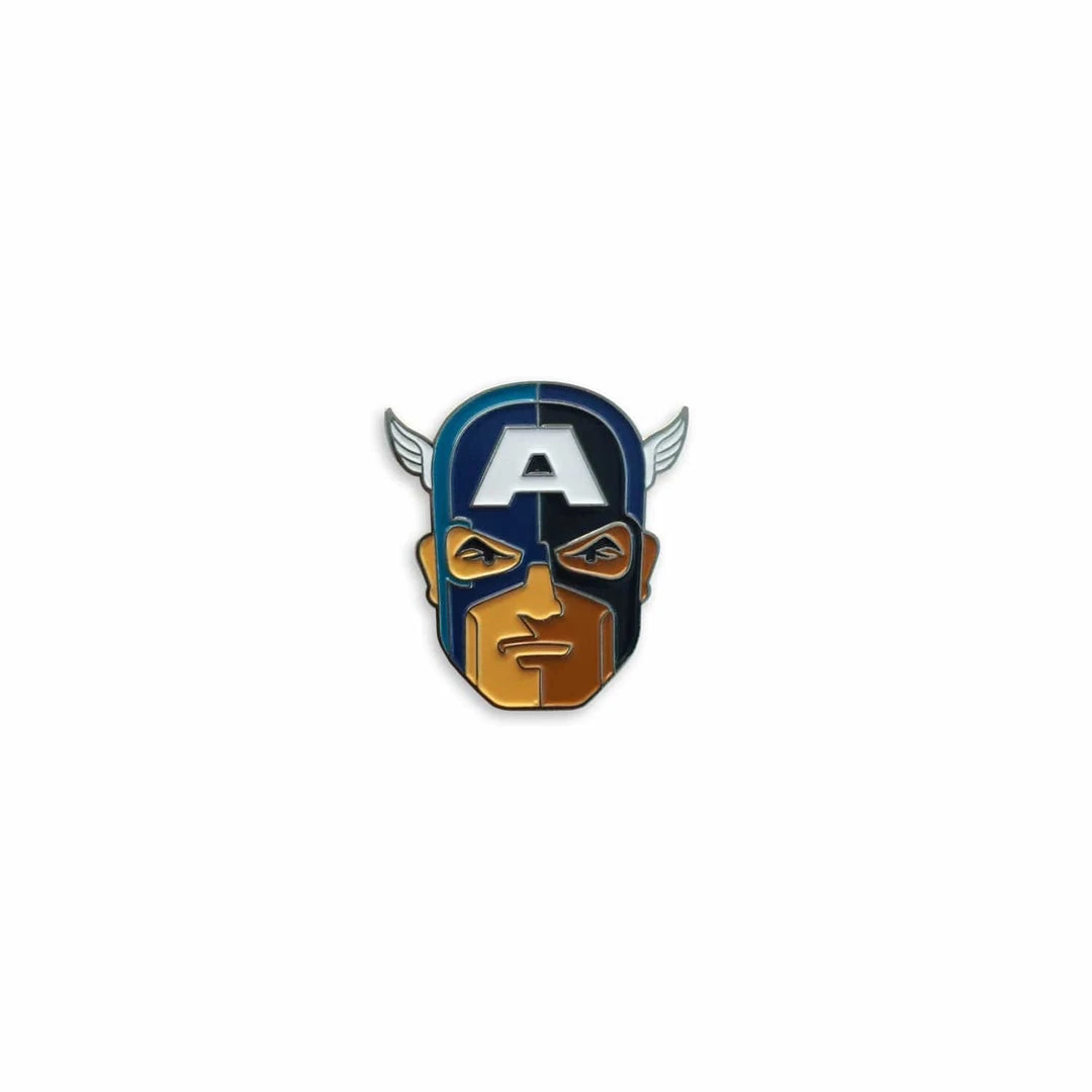 Tom Whalen Captain America Enamel Pin Enamel Pins Tom Whalen Captain America Enamel Pin Enamel Pins