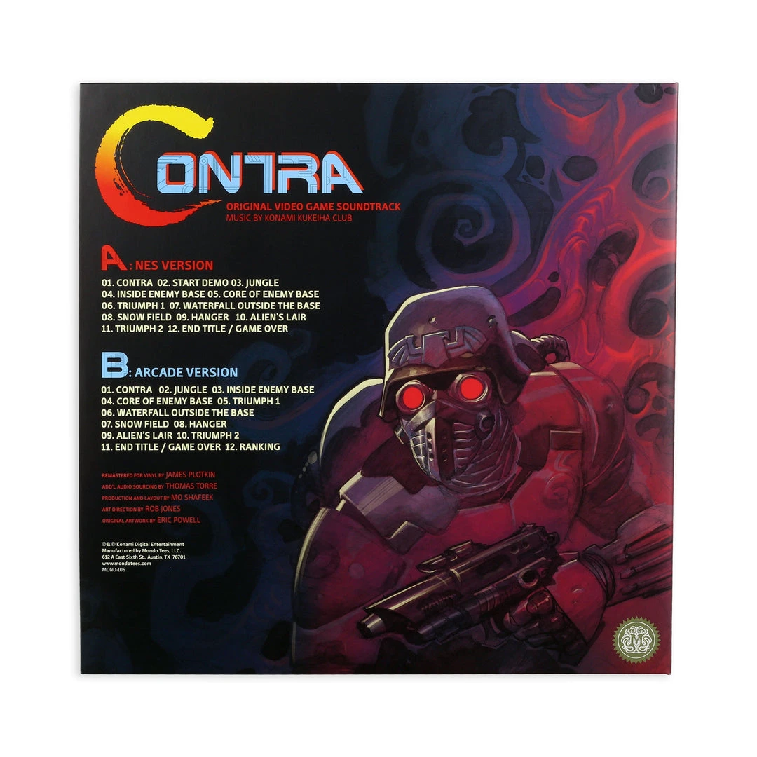 Konami Kukeiha Club Contra – Original Video Game Soundtrack LP 6 Konami Kukeiha Club Contra – Original Video Game Soundtrack LP