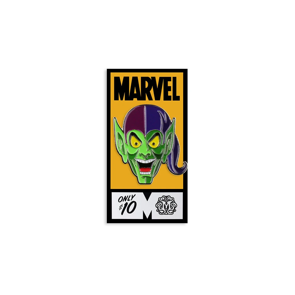 Tom Whalen Spider-Man – Green Goblin Enamel Pin 1 Tom Whalen Spider-Man – Green Goblin Enamel Pin