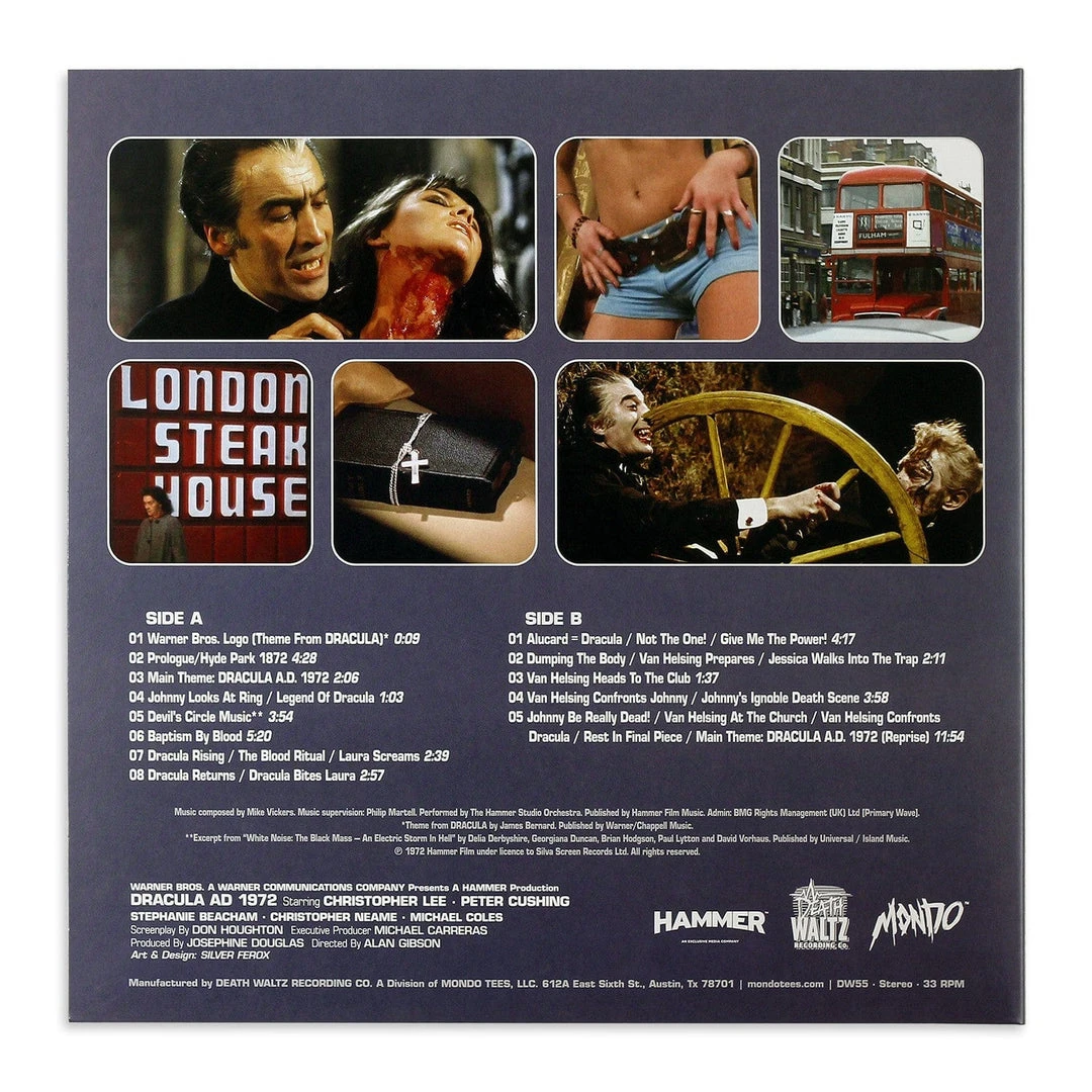 Mike Vickers Dracula A.D. 1972 – Original Motion Picture Soundtrack LP Mike Vickers Dracula A.D. 1972 – Original Motion Picture Soundtrack LP