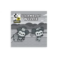 100% Soft Enamel Pins Steamboat Willie Enamel Pin Set