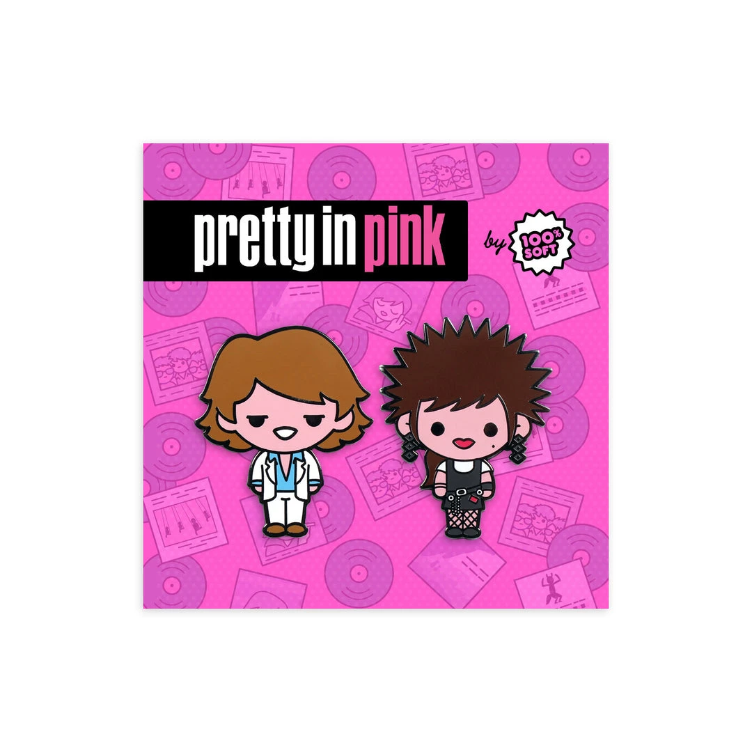 100% Soft Enamel Pins Pretty In Pink – Iona + Steff Pin Set 100% Soft Enamel Pins Pretty In Pink – Iona + Steff Pin Set