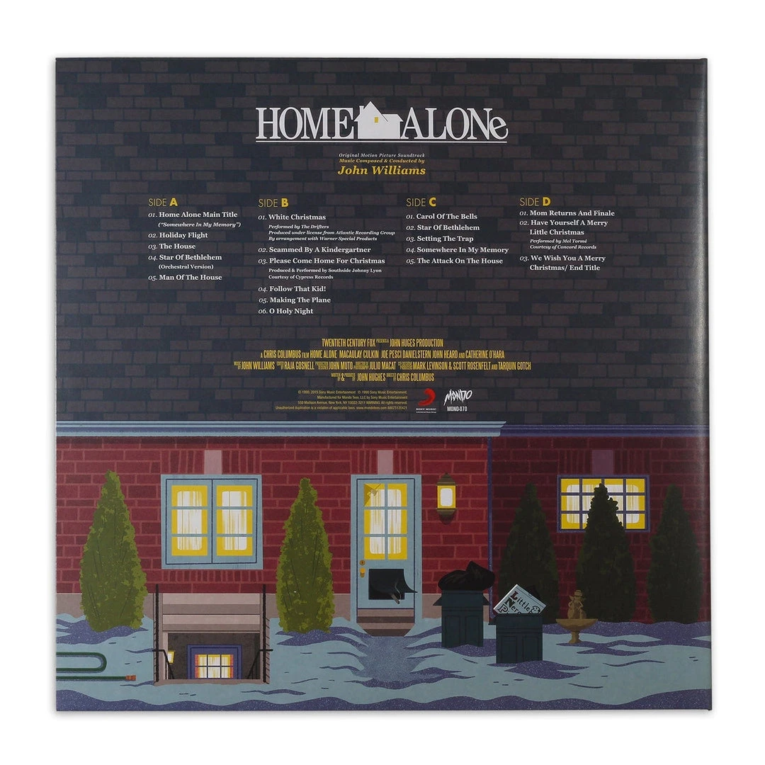 John Williams Home Alone Original Motion Picture Soundtrack 2XLP 3 John Williams Home Alone Original Motion Picture Soundtrack 2XLP