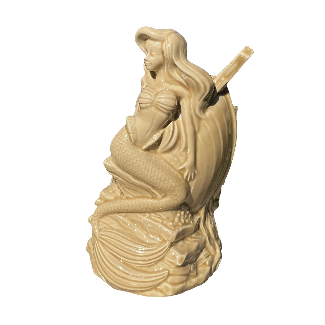 Mondo The Little Mermaid - Ariel Tiki Mug (Sand) 4 Mondo The Little Mermaid - Ariel Tiki Mug (Sand)