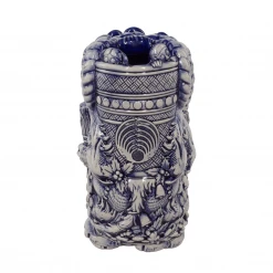Florian Bertmer Krampus Designer Series Tiki Mug (Blue Wiped)