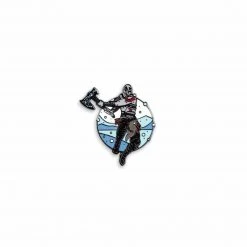 Nicolas Delort Kratos Enamel Pin