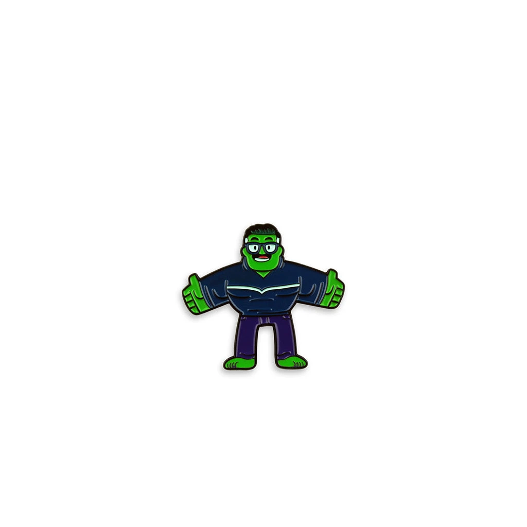 Dan Hipp Professor Hulk Enamel Pin Dan Hipp Professor Hulk Enamel Pin