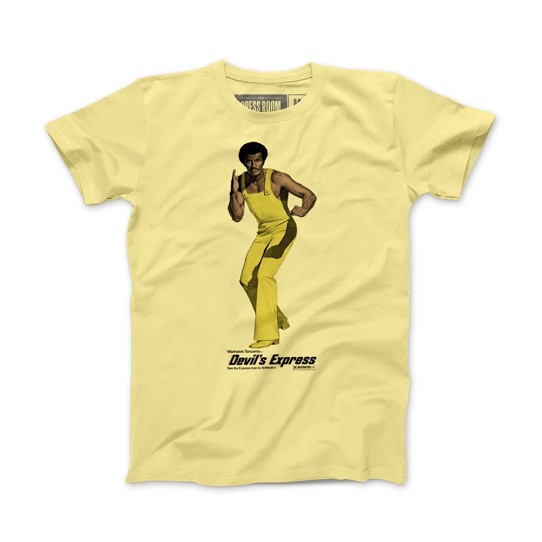 The Press Room Devil's Express Vintage Ad Block T-Shirt Apparel 1 The Press Room Devil's Express Vintage Ad Block T-Shirt Apparel
