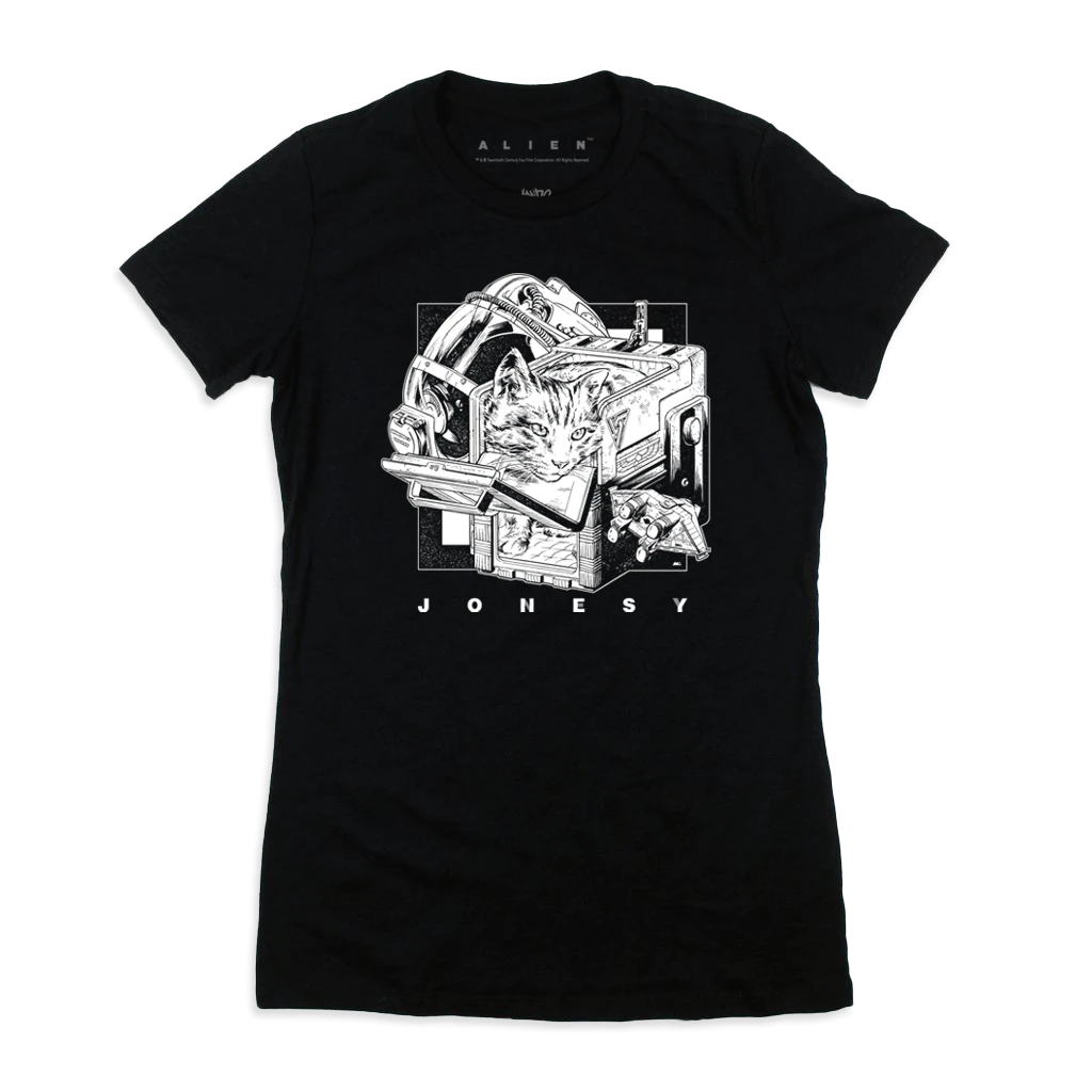 Martin Ansin Alien – Jonesy T-Shirt (Black & White) 1 Martin Ansin Alien – Jonesy T-Shirt (Black & White)