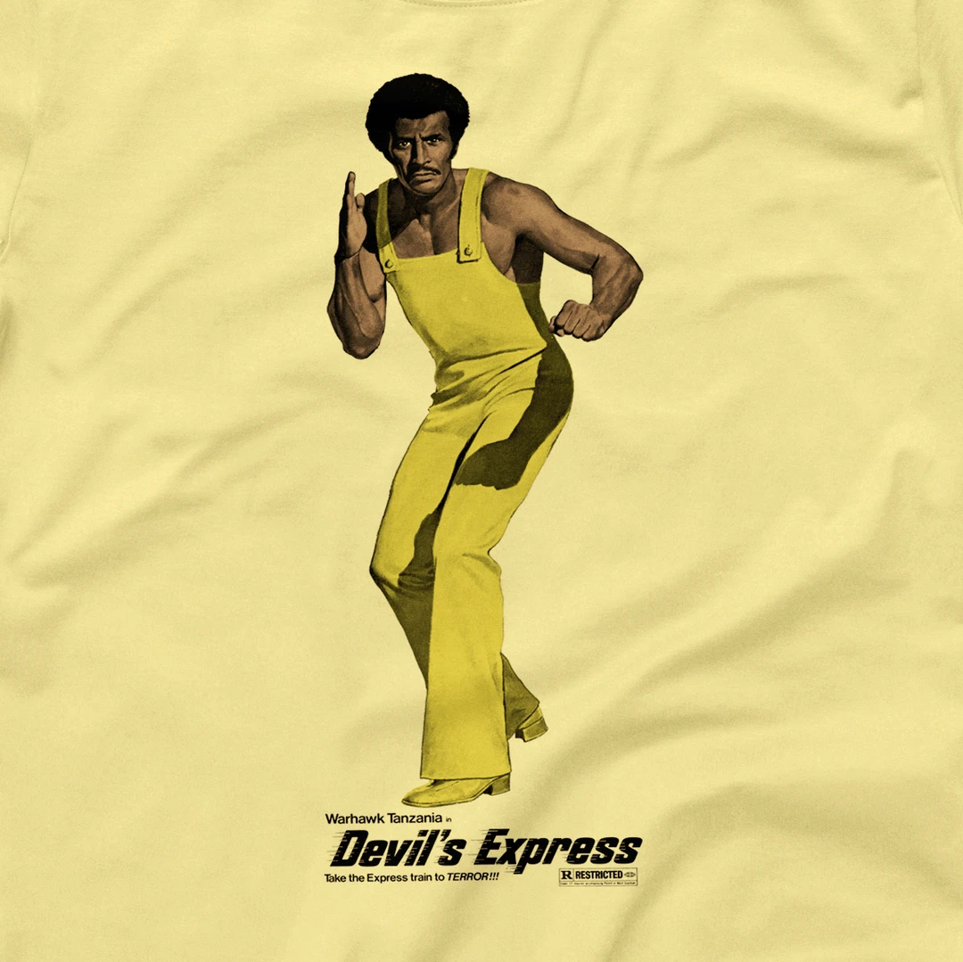 The Press Room Devil's Express Vintage Ad Block T-Shirt Apparel 2 The Press Room Devil's Express Vintage Ad Block T-Shirt Apparel
