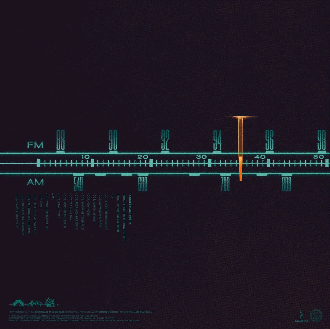 Marco Beltrami A Quiet Place Part II - Original Motion Picture Soundtrack LP Marco Beltrami A Quiet Place Part II - Original Motion Picture Soundtrack LP