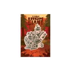 Scott C. The Iron Giant Enamel Pin Enamel Pins
