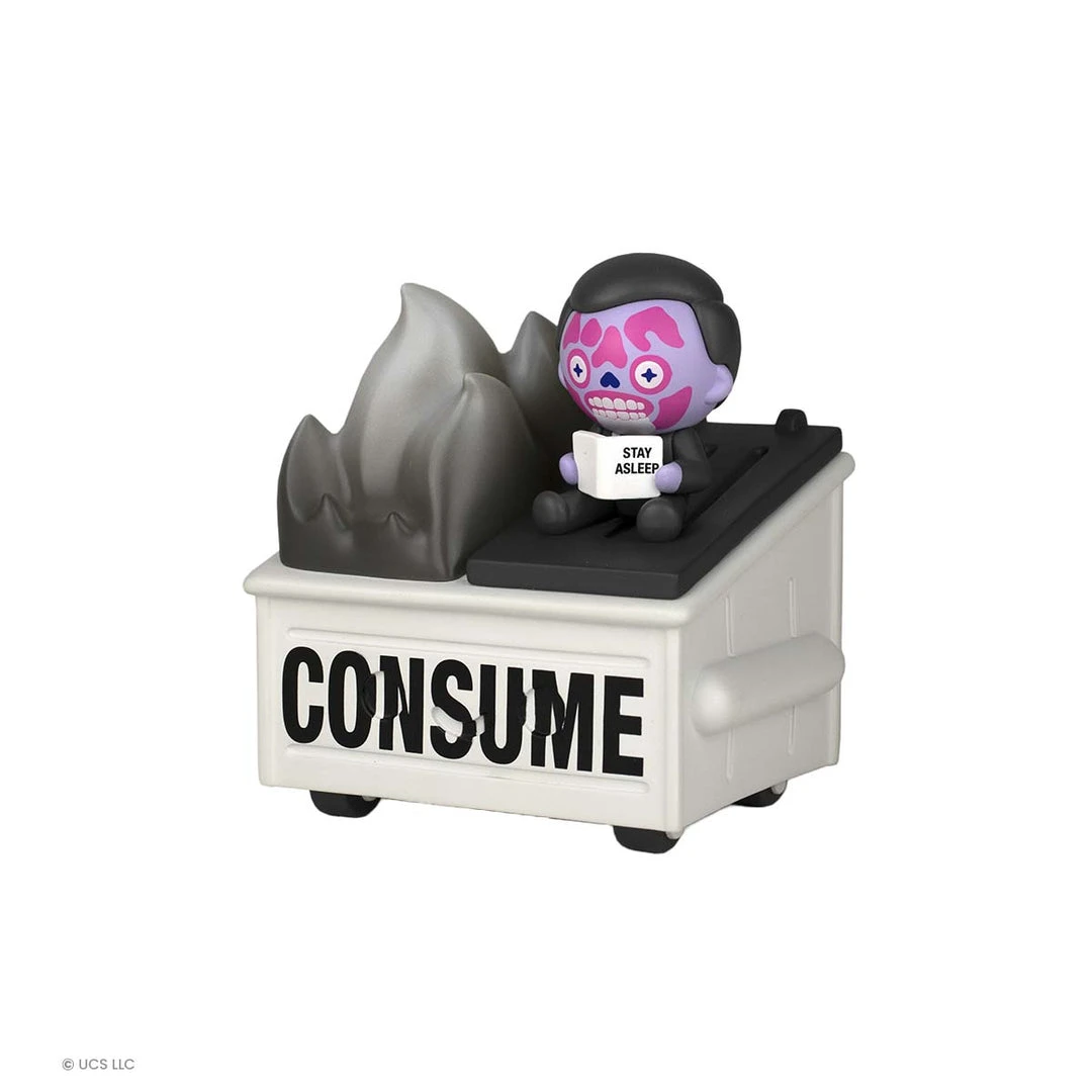 100% Soft X Mondo - THEY LIVE Dumpster Fire Vinyl Figure Toys 1 100% Soft X Mondo - THEY LIVE Dumpster Fire Vinyl Figure Toys