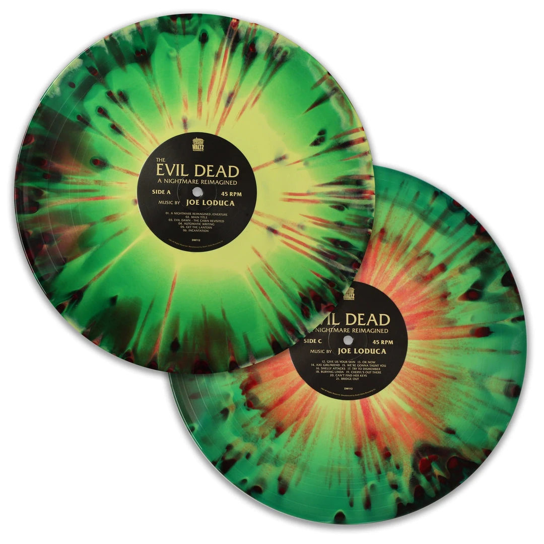 Joe LoDuca Music Evil Dead - A Nightmare Reimagined 2 X Vinyl LP Joe LoDuca Music Evil Dead - A Nightmare Reimagined 2 X Vinyl LP