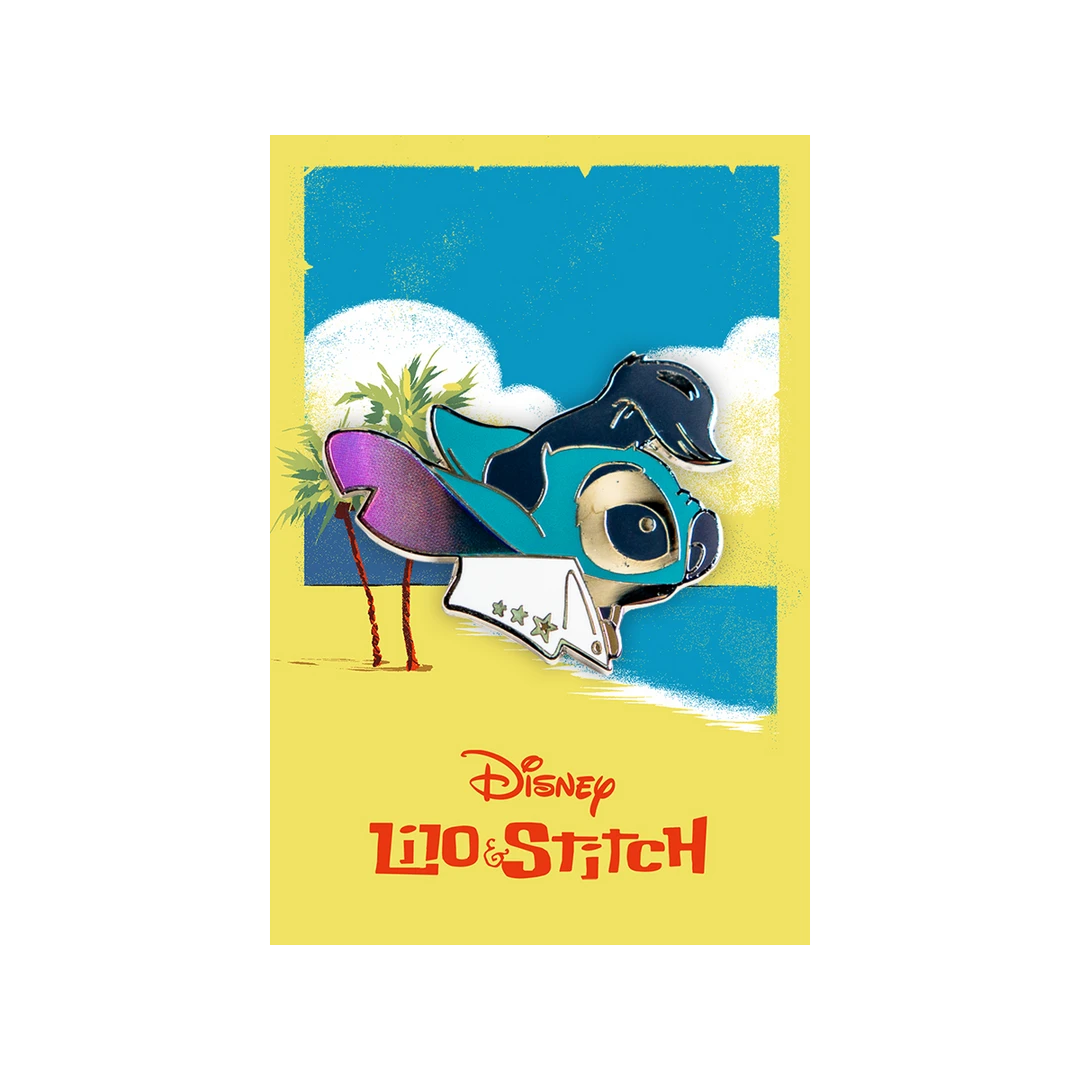 Matt Taylor Enamel Pins Lilo & Stitch: Elvis Stitch Enamel Pin 1 Matt Taylor Enamel Pins Lilo & Stitch: Elvis Stitch Enamel Pin