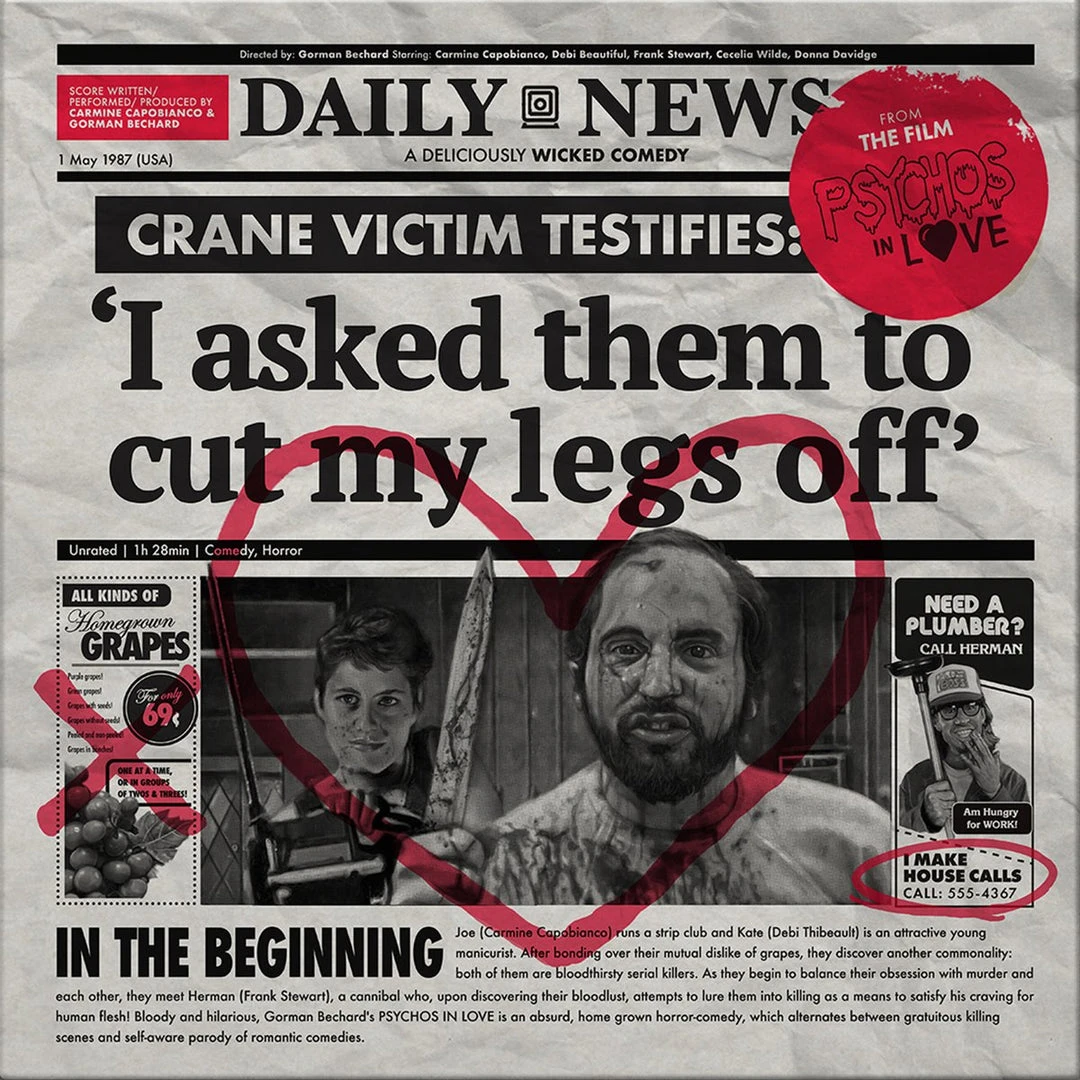 Carmine Capobianco Psychos In Love - Original Soundtrack LP Music 1 Carmine Capobianco Psychos In Love - Original Soundtrack LP Music