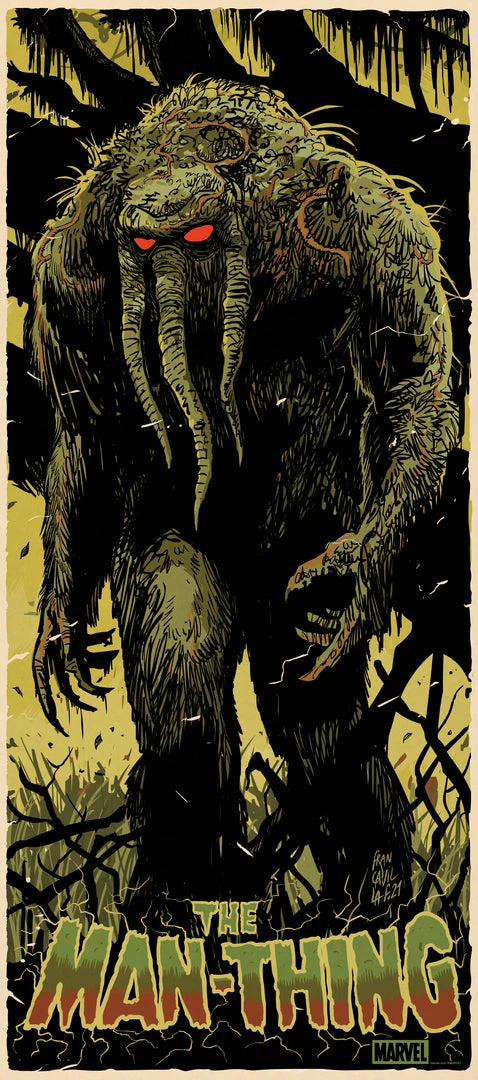 Francesco Francavilla Posters The Man-Thing Poster Francesco Francavilla Posters The Man-Thing Poster