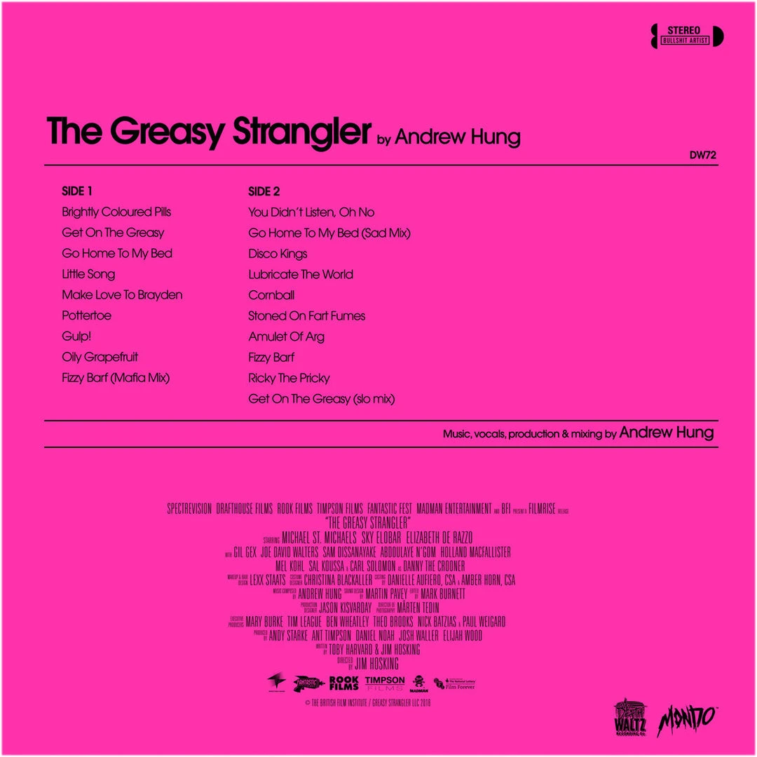 Andrew Hung The Greasy Strangler – Original Motion Picture Soundtrack LP 3 Andrew Hung The Greasy Strangler – Original Motion Picture Soundtrack LP