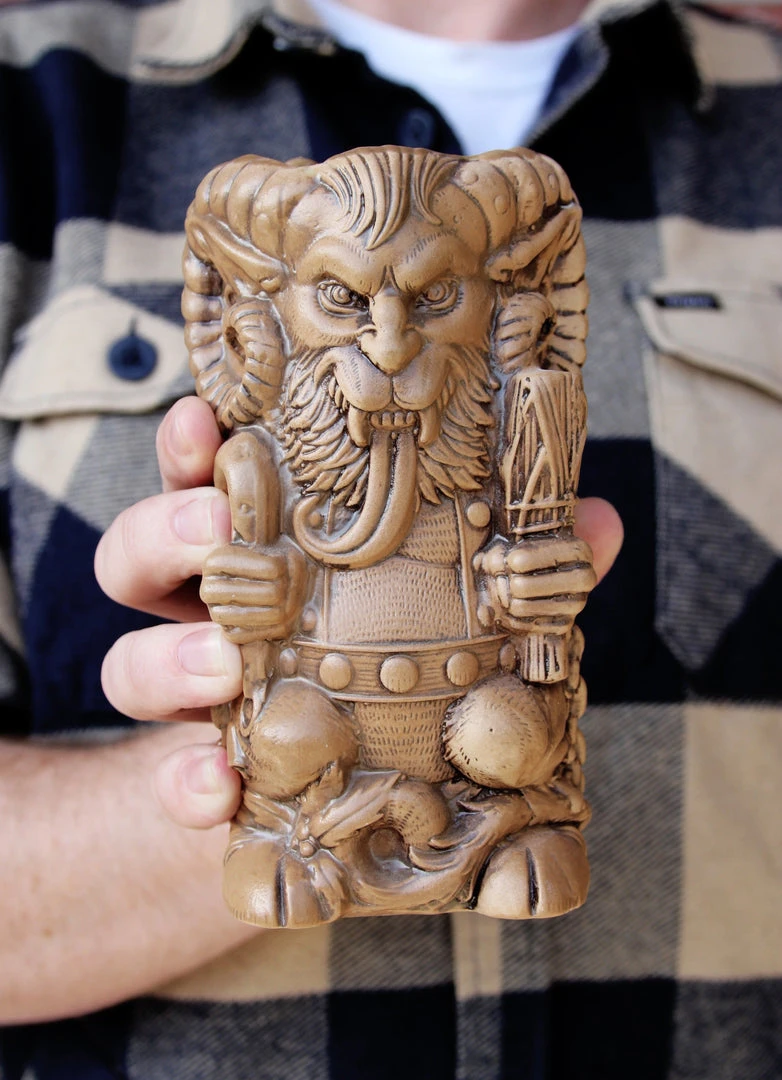 Florian Bertmer Krampus Designer Series Tiki Mug (Nutmeg Variant) Florian Bertmer Krampus Designer Series Tiki Mug (Nutmeg Variant)