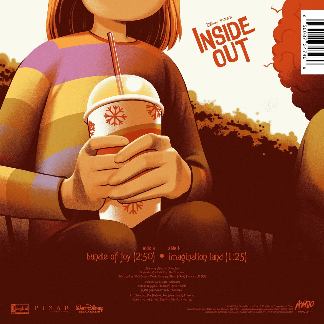 Michael Giacchino Inside Out 7-Inch Single (RILEY) Michael Giacchino Inside Out 7-Inch Single (RILEY)