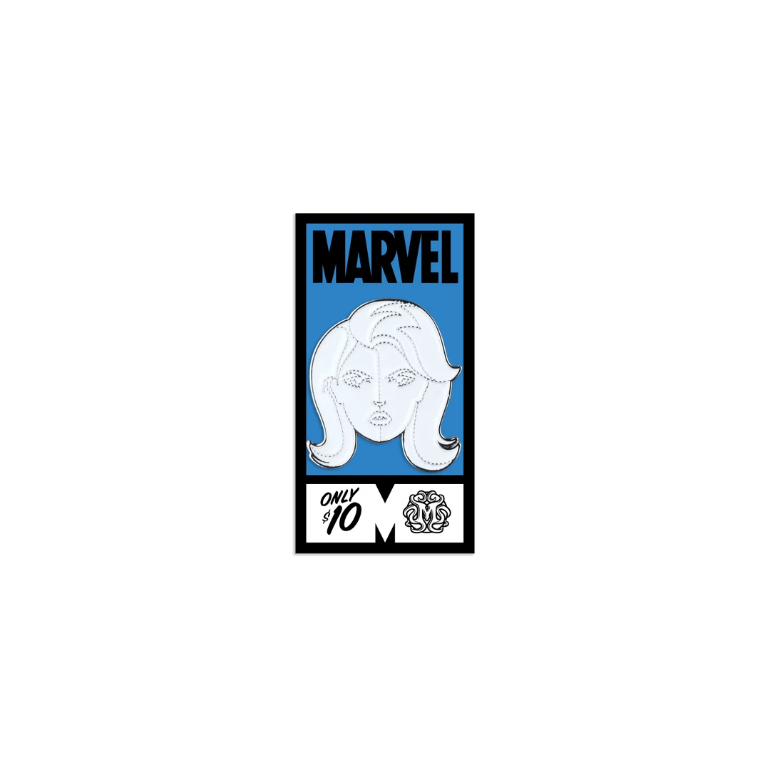 Tom Whalen Invisible Woman Enamel Pin Tom Whalen Invisible Woman Enamel Pin