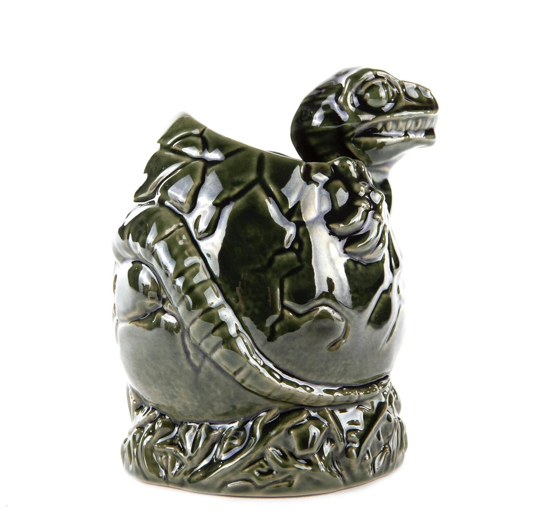 Mondo Jurassic Park – Baby Raptor Tiki Mug (Isla Nublar Variant) Mondo Jurassic Park – Baby Raptor Tiki Mug (Isla Nublar Variant)