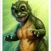 Jason Edmiston Little Godzilla Poster Posters