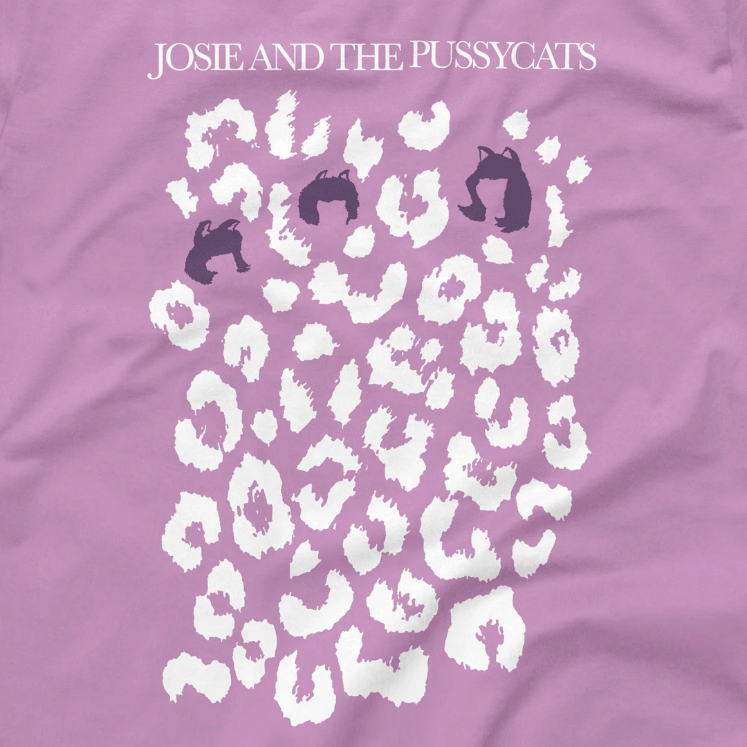 MegaRecords Josie And The Pussycats - Spots T-Shirt (Purple) Apparel 2 MegaRecords Josie And The Pussycats - Spots T-Shirt (Purple) Apparel