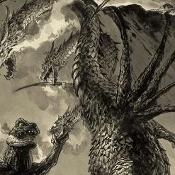 Kim Jung Gi Ghidorah, The Three-Headed Monster Variant Poster Posters