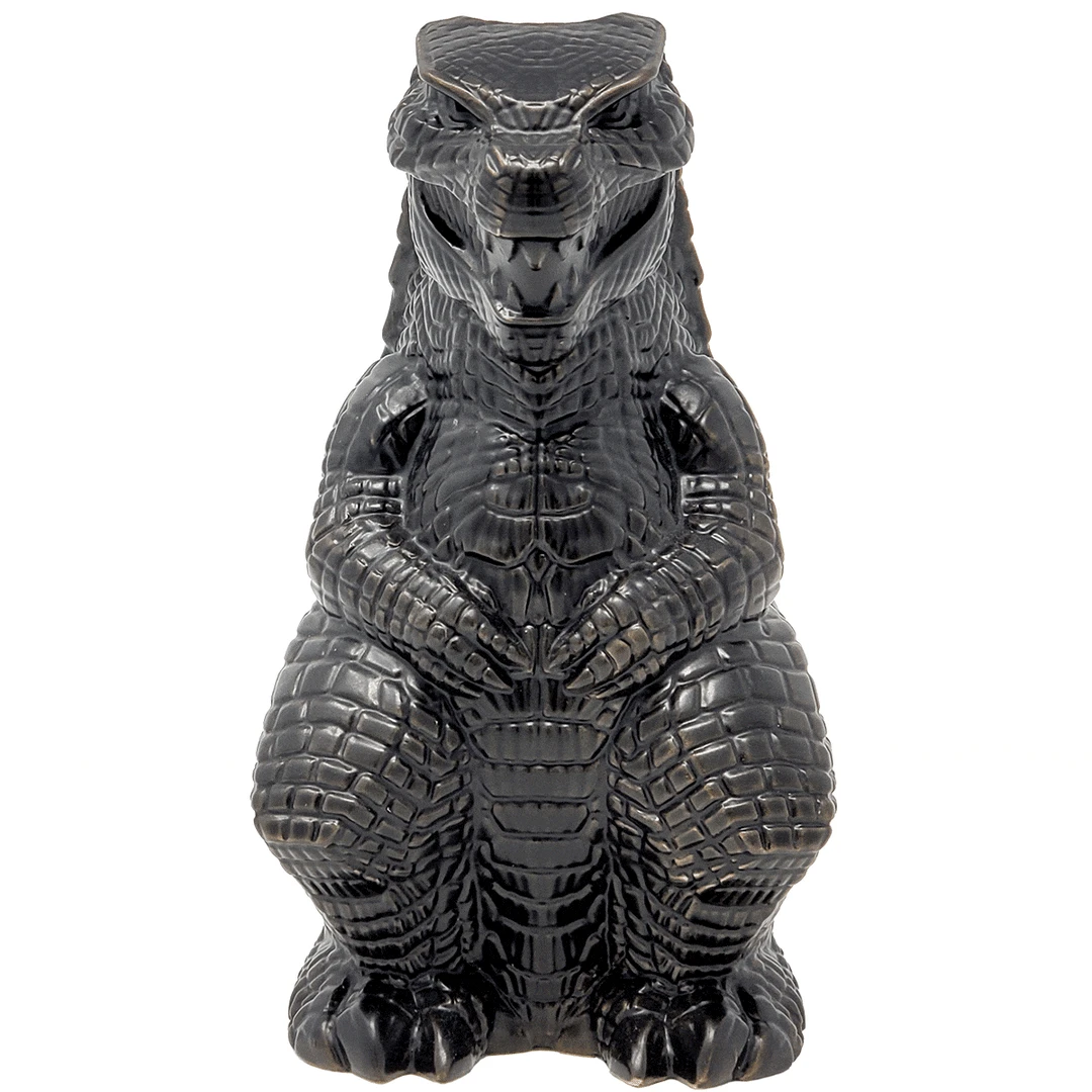 Mondo Tikis Godzilla Vs. Kong: Godzilla Tiki Mug - Matte Black 2 Mondo Tikis Godzilla Vs. Kong: Godzilla Tiki Mug - Matte Black