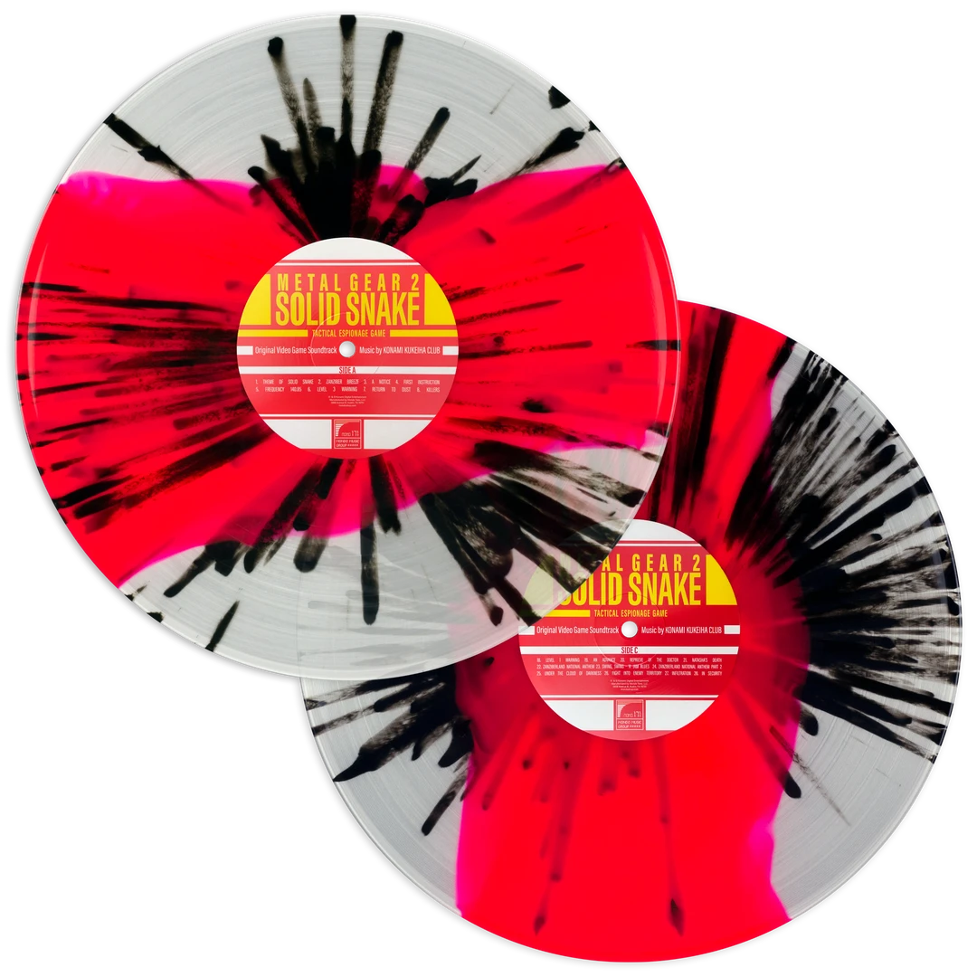 Konami Kukeiha Club Music Metal Gear 2: Solid Snake - Original Video Game Soundtrack 2XLP 2 Konami Kukeiha Club Music Metal Gear 2: Solid Snake - Original Video Game Soundtrack 2XLP