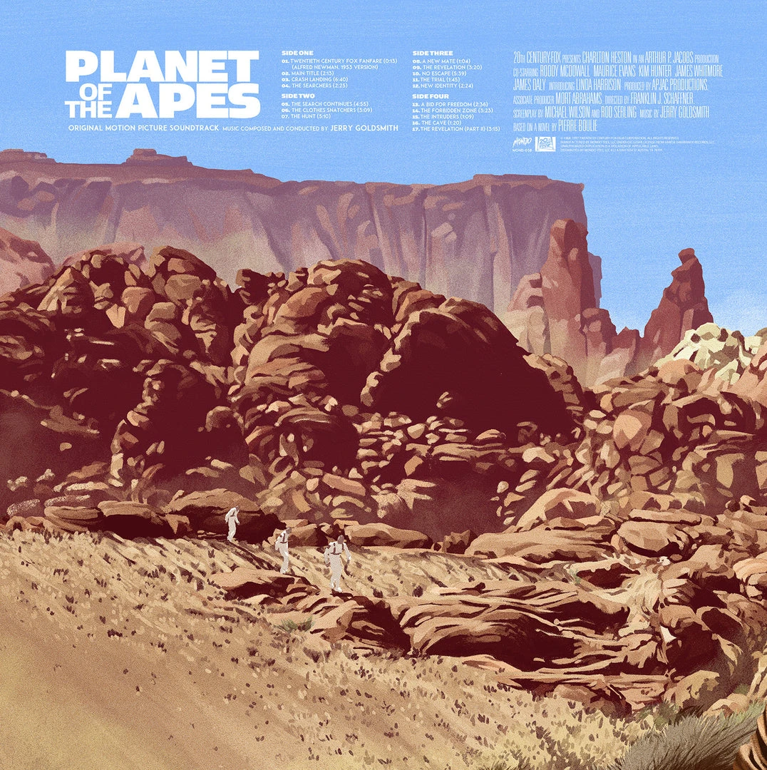 Jerry Goldsmith Planet Of The Apes – Original Motion Picture Soundtrack 2XLP 4 Jerry Goldsmith Planet Of The Apes – Original Motion Picture Soundtrack 2XLP