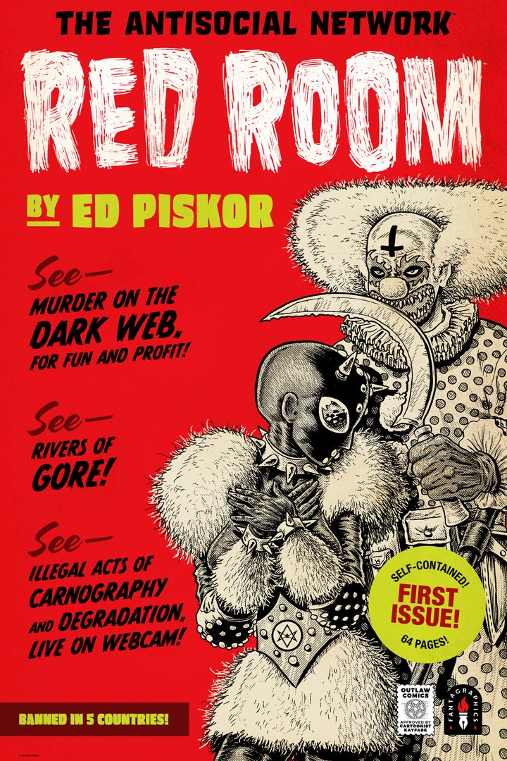Ed Piskor Red Room Poster 1 Ed Piskor Red Room Poster