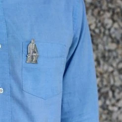 Tom Whalen The Lawgiver Enamel Pin