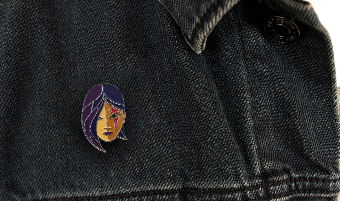 Tom Whalen Psylocke Enamel Pin Enamel Pins 3 Tom Whalen Psylocke Enamel Pin Enamel Pins