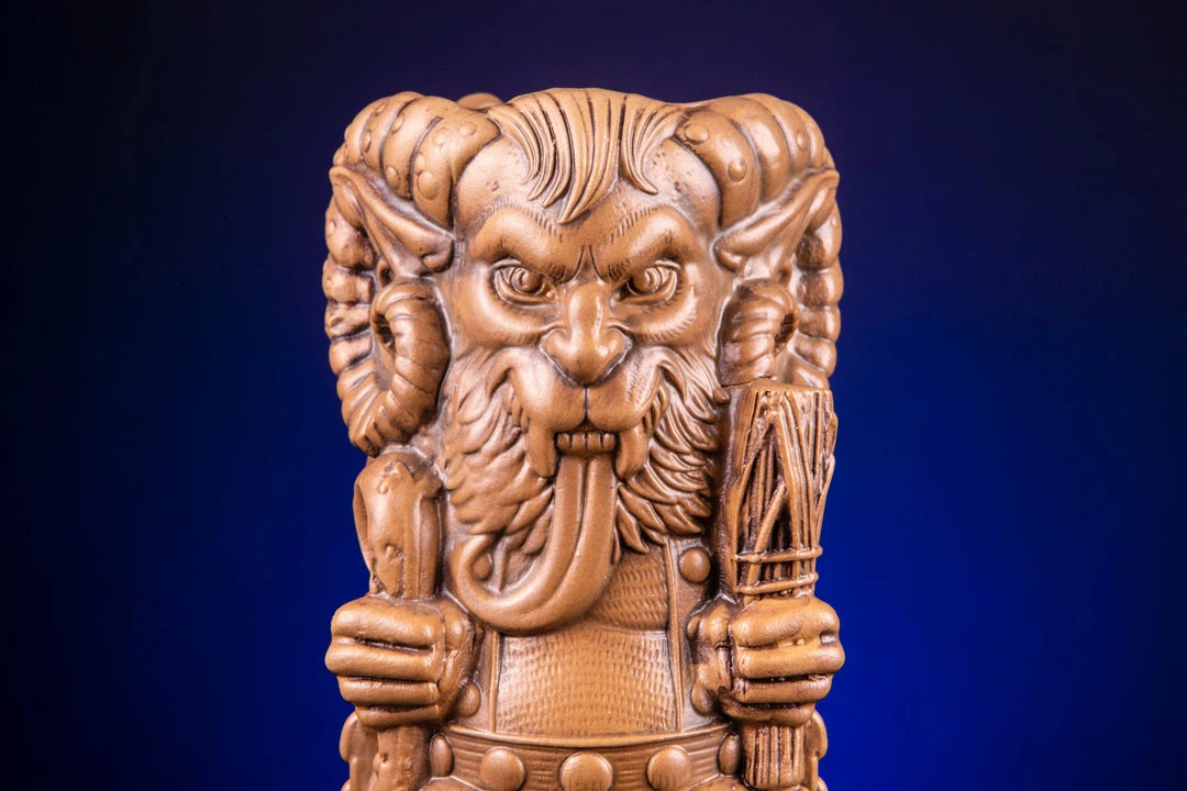 Florian Bertmer Krampus Designer Series Tiki Mug (Nutmeg Variant) Florian Bertmer Krampus Designer Series Tiki Mug (Nutmeg Variant)