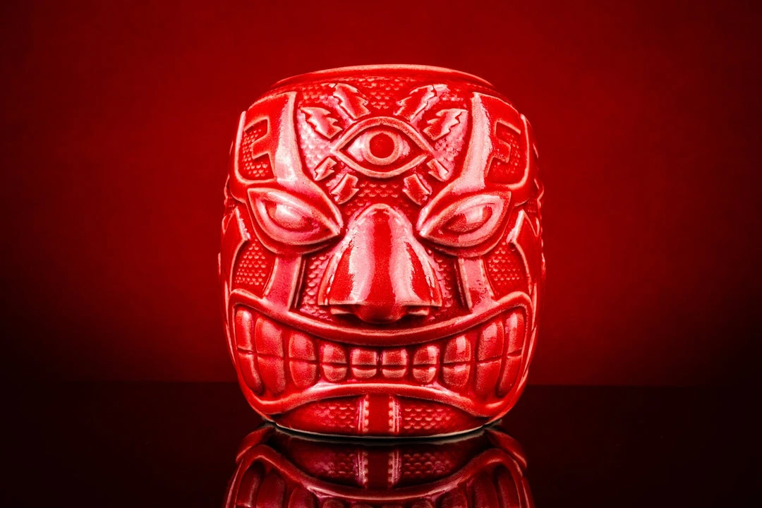 Mike Bonanno El Ojo Fantastico Tiki Mug – Furia Roja Variant Mike Bonanno El Ojo Fantastico Tiki Mug – Furia Roja Variant