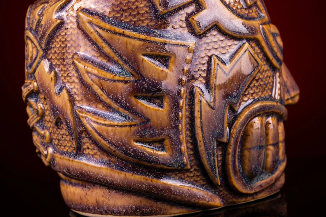 Mike Bonanno Tikis El Ojo Fantastico Tiki Mug - El Heroe Mugullado Variant 14 Mike Bonanno Tikis El Ojo Fantastico Tiki Mug - El Heroe Mugullado Variant