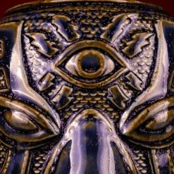 Mike Bonanno Tikis El Ojo Fantastico Tiki Mug - Fuego Azul 13 Mike Bonanno Tikis El Ojo Fantastico Tiki Mug - Fuego Azul