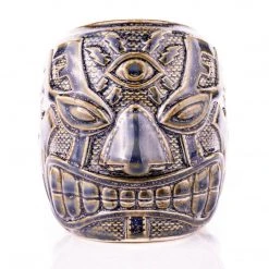 Mike Bonanno Tikis El Ojo Fantastico Tiki Mug - Fuego Azul 10 Mike Bonanno Tikis El Ojo Fantastico Tiki Mug - Fuego Azul