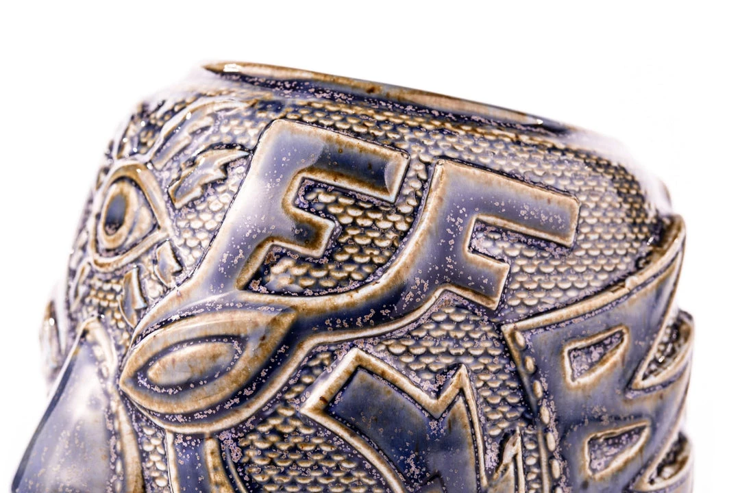 Mike Bonanno Tikis El Ojo Fantastico Tiki Mug - Fuego Azul Mike Bonanno Tikis El Ojo Fantastico Tiki Mug - Fuego Azul