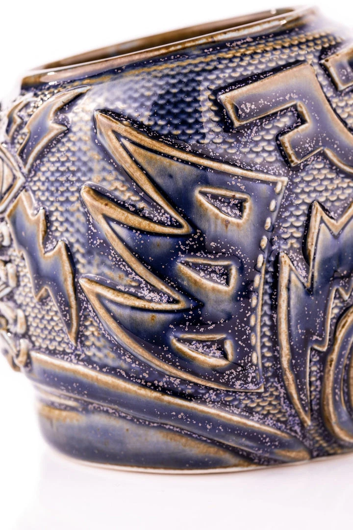 Mike Bonanno Tikis El Ojo Fantastico Tiki Mug - Fuego Azul Mike Bonanno Tikis El Ojo Fantastico Tiki Mug - Fuego Azul