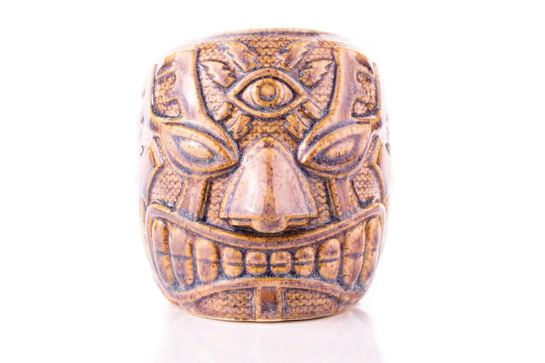 Mike Bonanno Tikis El Ojo Fantastico Tiki Mug - El Heroe Mugullado Variant 15 Mike Bonanno Tikis El Ojo Fantastico Tiki Mug - El Heroe Mugullado Variant
